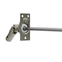 Geiger Gelenklager 45°- G034 | Grundplatte 22 x 52 mm | Kurbelzapfen 13,9 mm | 6 mm Sechskant - Länge 300 mm