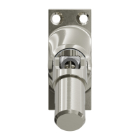 Geiger Gelenklager 45°- G034 | Grundplatte 22 x 52 mm | Kurbelzapfen 13,9 mm | 6 mm Sechskant - Länge 300 mm
