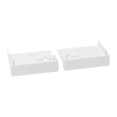 Endkappe für Rollladen-Führungsschiene 60 x 51 mm in weiß für rechts und links.