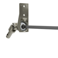 Geiger Gelenklager 45°- G036 | Grundplatte 22 x 59 mm | Kurbelzapfen 9,9 mm | 6 mm Vierkant - Länge 300 mm