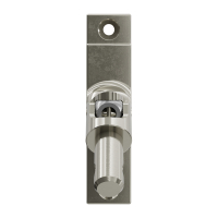Geiger Gelenklager 45°- G039 | Grundplatte 17 x 73 mm | Kurbelzapfen 9,9 mm | 6 mm Sechskant - Länge 300 mm