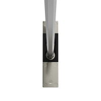 Geiger Gelenklager 45°- G039 | Grundplatte 17 x 73 mm | Kurbelzapfen 9,9 mm | 6 mm Sechskant - Länge 300 mm