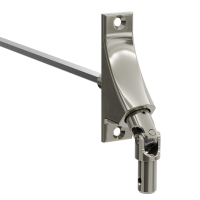 Geiger Gelenklager 90°- G076 | Grundplatte 22 x 85 mm...