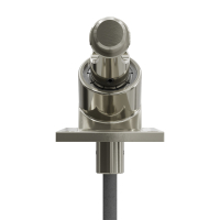 Geiger Gelenklager 90°- G079 | Grundplatte 42 x 85 mm | Kurbelzapfen 11,9 mm | 6 mm Vierkant - Länge 300 mm