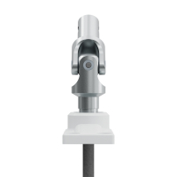 Geiger Gelenklager 45°- G098 | KS Grundplatte 26 x 52 mm | Kurbelzapfen 11,9 mm | 6 mm Vierkant - Länge 300 mm