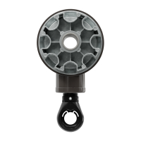 Geiger Markisengetriebe MKG 135 | 3:1 | braun | für 78 (85) mm Nutrohr | Kunststofföse | mit Endanschlag