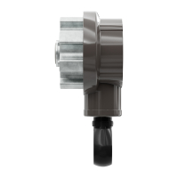 Geiger Markisengetriebe MKG 135 | 3:1 | braun | für 78 (85) mm Nutrohr | Kunststofföse | mit Endanschlag