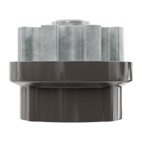 Geiger Markisengetriebe MKG 135 | 3:1 | braun | für 78 (85) mm Nutrohr | Kunststofföse | mit Endanschlag