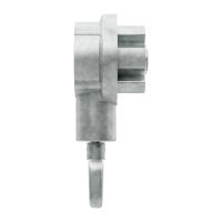 Geiger Markisengetriebe MKG 136 | 7,8:1 | blank | für 70 mm Nutrohr | Zinköse | mit Endanschlag