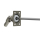 Geiger Gelenklager 45°- G049 | Grundplatte 27 x 45 mm | Kurbelzapfen 11,9 mm | 6 mm Sechskant - Länge 300 mm