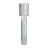 Geiger Öse für Markisengetriebe ZD 154 | Oval | Innenbohrung 15 mm rund | Querbohrung 4 mm