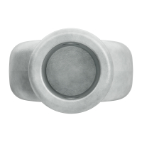 Geiger Ovale Öse aus Zinkdruckguss | Innenbohrung 12 mm rund | Querbohrung 4 mm