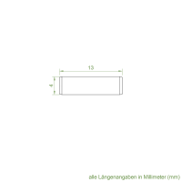 Geiger Spiralspannstift SPS03 | Nirosta | 4 mm | Länge 13 mm | blank