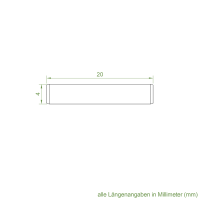 Geiger Spiralspannstift SPS13 | Nirosta | 4 mm | Länge 20 mm | blank