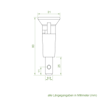 Geiger Kupplungstrichter mit Zapfen | Zapfen 9,9 mm | Aufnahme 11,9 mm | Oberfläche verzinkt