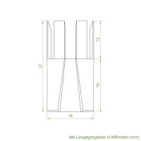 Geiger Entriegelungshilfe | für Aluminium- Gelenkkurbeln mit verdecktem Verbindungsstift
