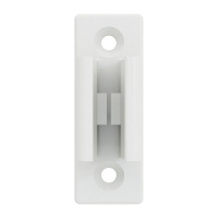 Geiger Kurbelhalter | für 12-17 mm Kurbeln | Wandabstand 20 mm | Kunststoff | weiß