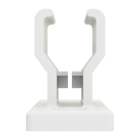 Geiger Kurbelhalter | für 12-17 mm Kurbeln | Wandabstand 20 mm | Kunststoff | weiß