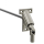 Geiger Gelenklager 90°- G085 | Grundplatte 42 x 68 mm | Kurbelzapfen 11,9 mm | 6 mm Vierkant - Länge 300 mm