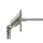 Geiger Gelenklager 90°- G085 | Grundplatte 42 x 68 mm | Kurbelzapfen 11,9 mm | 6 mm Vierkant - Länge 300 mm