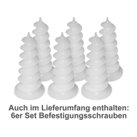 Set | Verschlussplatte und Befestigungsschrauben für DIWARO. Systemsteine | Länge 1500 mm | Breite 183 mm