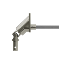 Geiger Gelenklager 90°- G090 | Grundplatte 85 x 42 mm | Kurbelzapfen 11,9 mm | 6 mm Sechskant - Länge 300 mm