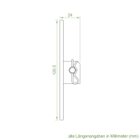 Becker Plattenlager L B120 3/25 für Steckzapfen 3/25 | für Becker Antriebe Serie L