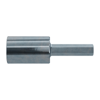 Geiger Kupplungsstück für Kegelradgetriebe 2,7:1 | Innen 8 mm Vierkant | Aussen 6 mm Sechskant