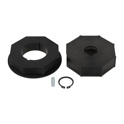 Adapter-Mitnehmer für Achtkant-Stahlwelle SW 125.