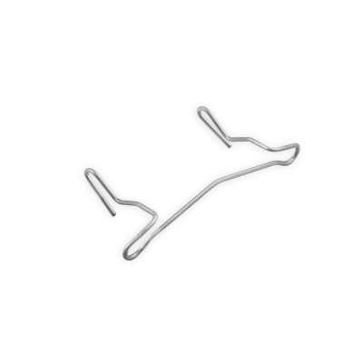 Verzinkte Mini-Arretierungsklammer für Kunststoff-Rolladenprofil (PVC) Pico.