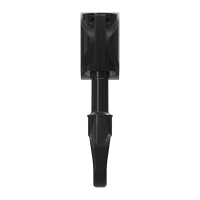 Geiger Markisengetriebe MSG 215 | 9:1 | schwarz | 13 mm Innenvierkant | ovale Kunststofföse | A = 68,5 mm