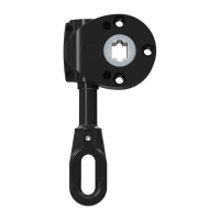 Geiger Markisengetriebe MSG 215 | 9:1 | schwarz | 13 mm Innenvierkant | ovale Kunststofföse | A = 68,5 mm