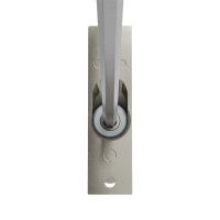 Geiger Gelenklager 45°- G056 | Grundplatte 22 x 85 mm | Kurbelzapfen 12,9 mm | 6 mm Sechskant - Länge 300 mm