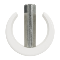 Geiger Sicherungsclip aus Kunststoff mit Nirostastift 4 mm | für Kurbelstange 12 und 13 mm Außendurchmesser