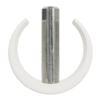 Geiger Sicherungsclip aus Kunststoff mit Nirostastift 4 mm | für Kurbelstange 15 und 17 mm Außendurchmesser