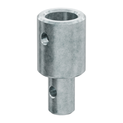 Geiger Antriebswelle für Kegelradgetriebe | L = 38 mm | Nettolänge = 22 mm | D = 18 mm