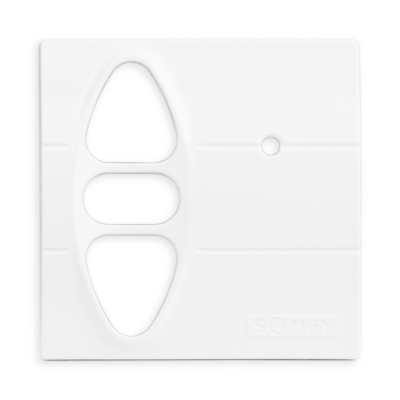 Abdeckplatte H-GI polarweiß von Somfy.
