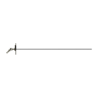 Geiger Gelenklager 45°- G104 | Grundplatte 17 x 73 mm | Kurbelzapfen 9,9 mm | 6 mm Sechskant - Länge 500 mm