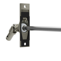 Geiger Gelenklager 45°- G111 | Grundplatte Luftdicht 22 x 85 mm | Kurbelzapfen 11,9 mm | 7 mm Sechskant - Länge 300 mm