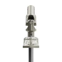 Geiger Gelenklager 45°- G111 | Grundplatte Luftdicht 22 x 85 mm | Kurbelzapfen 11,9 mm | 7 mm Sechskant - Länge 300 mm