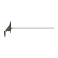 Geiger Gelenklager 90°- G114 | Grundplatte Luftdicht 22 x 85 mm | Kurbelzapfen 11,9 mm | 6 mm Sechskant - Länge 300 mm