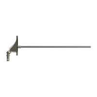 Geiger Gelenklager 90°- G115 | Grundplatte Luftdicht 22 x 85 mm | Kurbelzapfen 11,9 mm | 7 mm Sechskant - Länge 300 mm