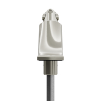Geiger Gelenklager 90°- G115 | Grundplatte Luftdicht 22 x 85 mm | Kurbelzapfen 11,9 mm | 7 mm Sechskant - Länge 300 mm