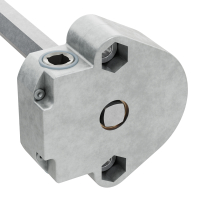Geiger Schneckengetriebe | Untersetzung 6:1 | 6 mm Vierkant