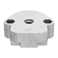 Geiger Schneckengetriebe | Untersetzung 4:1 | 6 mm Sechskant