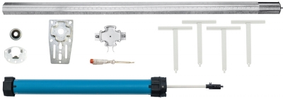Rademacher RolloTube elektronisches Automatisierungsset Comfort S-Line Duofern mit allen Zubehörteilen.