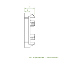 Geiger Motorlager SOLIDline SOC, Standard-Motorlager aus Zinkdruckguss