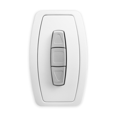 Schalter CentronicEasy Control EC41 in weiß von vorne.