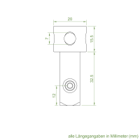 Geiger Abrolllager für SOLIDline Rollladenmotor | mit Vierkantzapfen