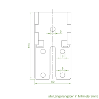 Geiger Abrolllager für SOLIDline Rollladenmotor | mit Vierkantzapfen